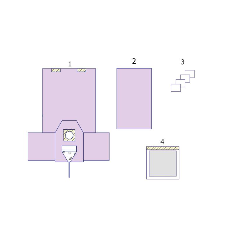 Комплект покриттів операційних для гінекологічних операцій (гістероскопія) №3 Taipan-Pharm стерильний